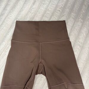 High-Waist Lululemon Brown Active Shorts